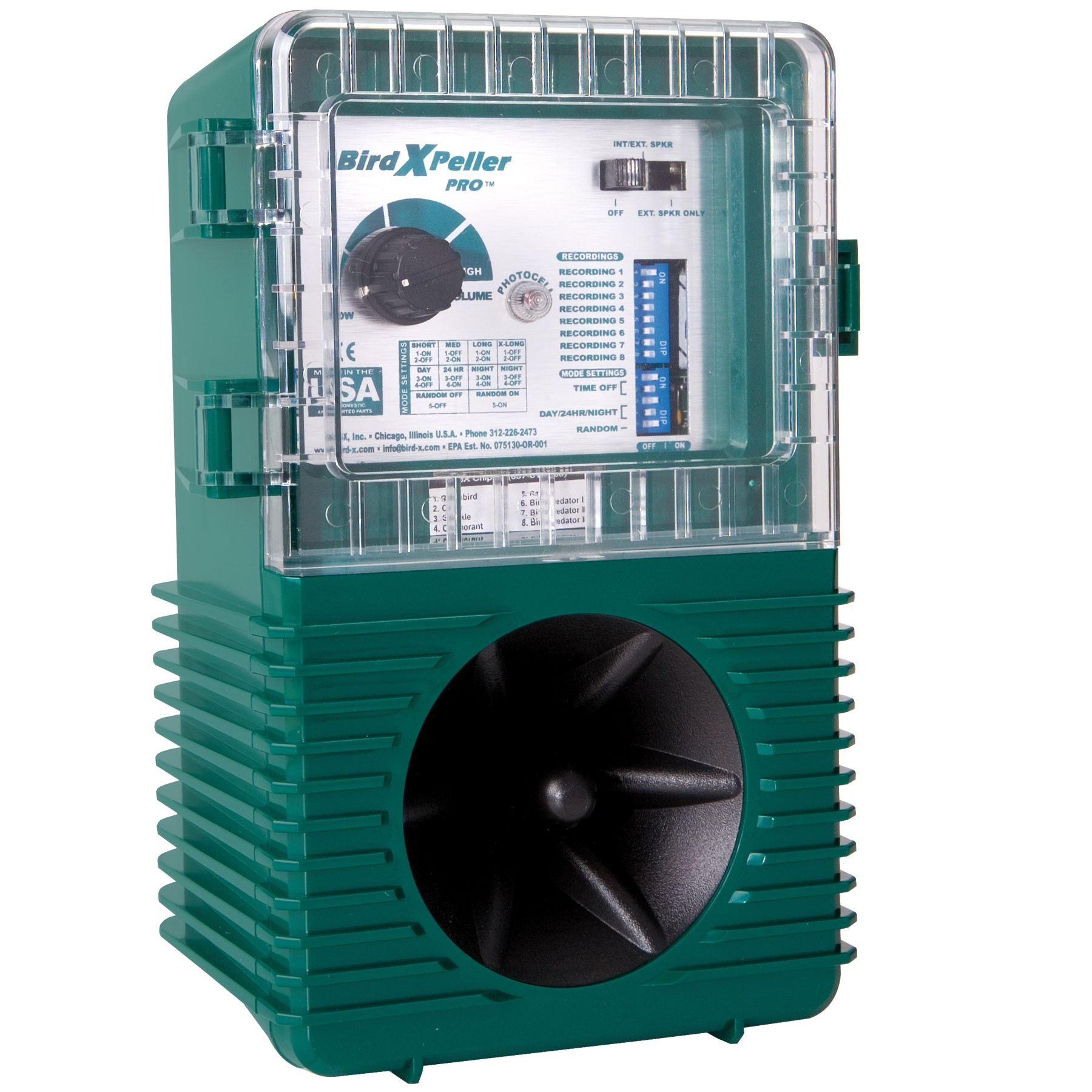 Bird X Peller Pro pigeon Répulsif sonore