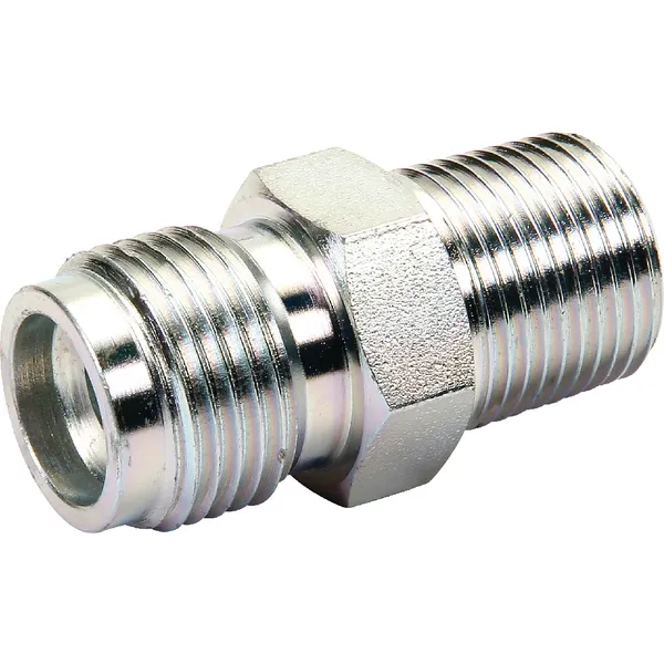 POLBERIS Mamelon Métrique 1/2''- M30x2 Raccord Droit En Acier BSP