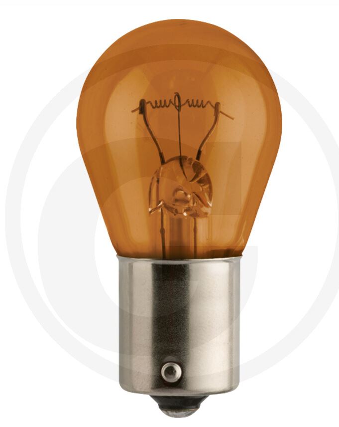 Ampoule sphérique 24 V / 21 W,teintée jaune Philips x 10