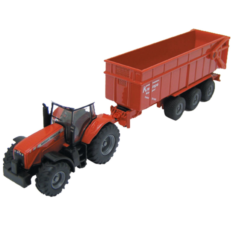 Jouet Massey Ferguson avec remorque Tracteur - AGZ000018720