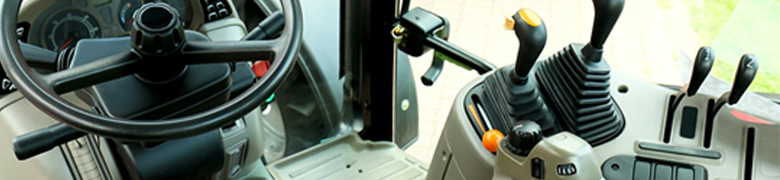 Intérieur cabine tracteur